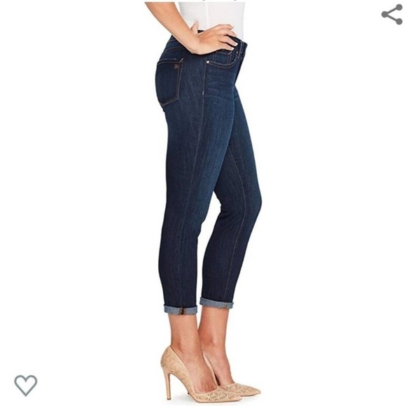 Jessica Simpson Ventura forever cropped rolled jeans plus size 20 - Picture 3 of 8